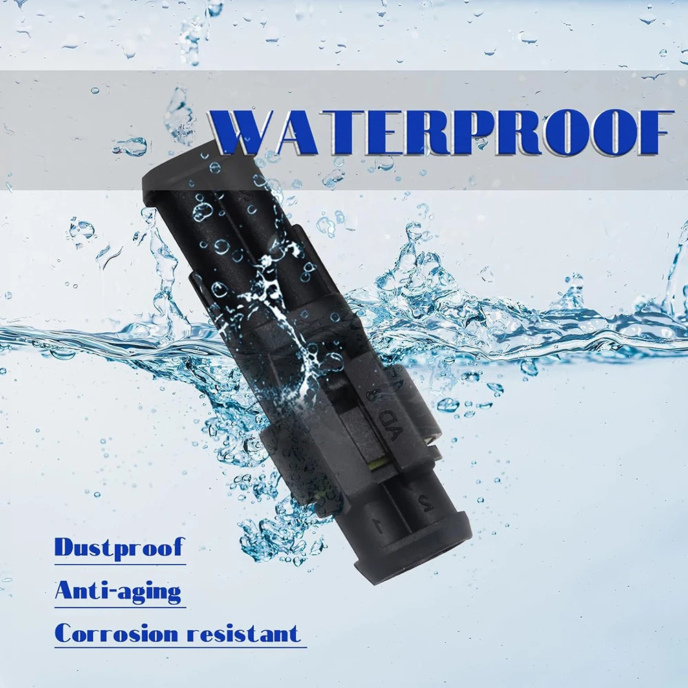 352-teiliges Wasserdichtes Steckverbinder-Set für Autoelektrik 1/2/3/4-Pin Stecker und Buchsen mit Crimpwerkzeug-Set – Detail 5