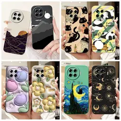 For Tecno Spark 20 Pro Plus Case Luxury Flower Soft Silicone Matte TPU Phone Case For Tecno Spark 20 Pro+ 6.78