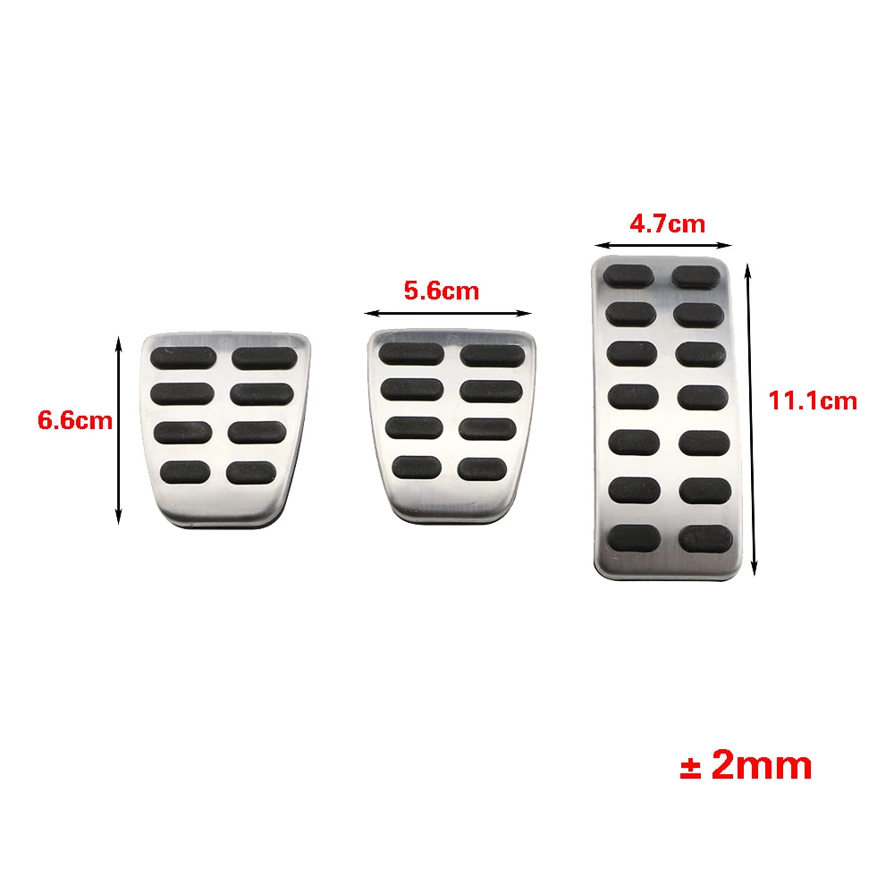 Car Pedals Cover Pad for Hyundai I20 BC3 2020 2021 2022 2023 2024 Accelerator Brake No Drilling Restfoot Pedal Automotive Parts