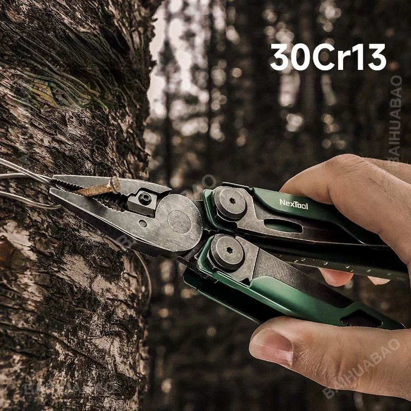 Newest NexTool Flagship Pro Multitool Pliers 16 in 1 EDC Multi-tool Saw Screwdriver Scissors Outdoor Equipment Red/Green