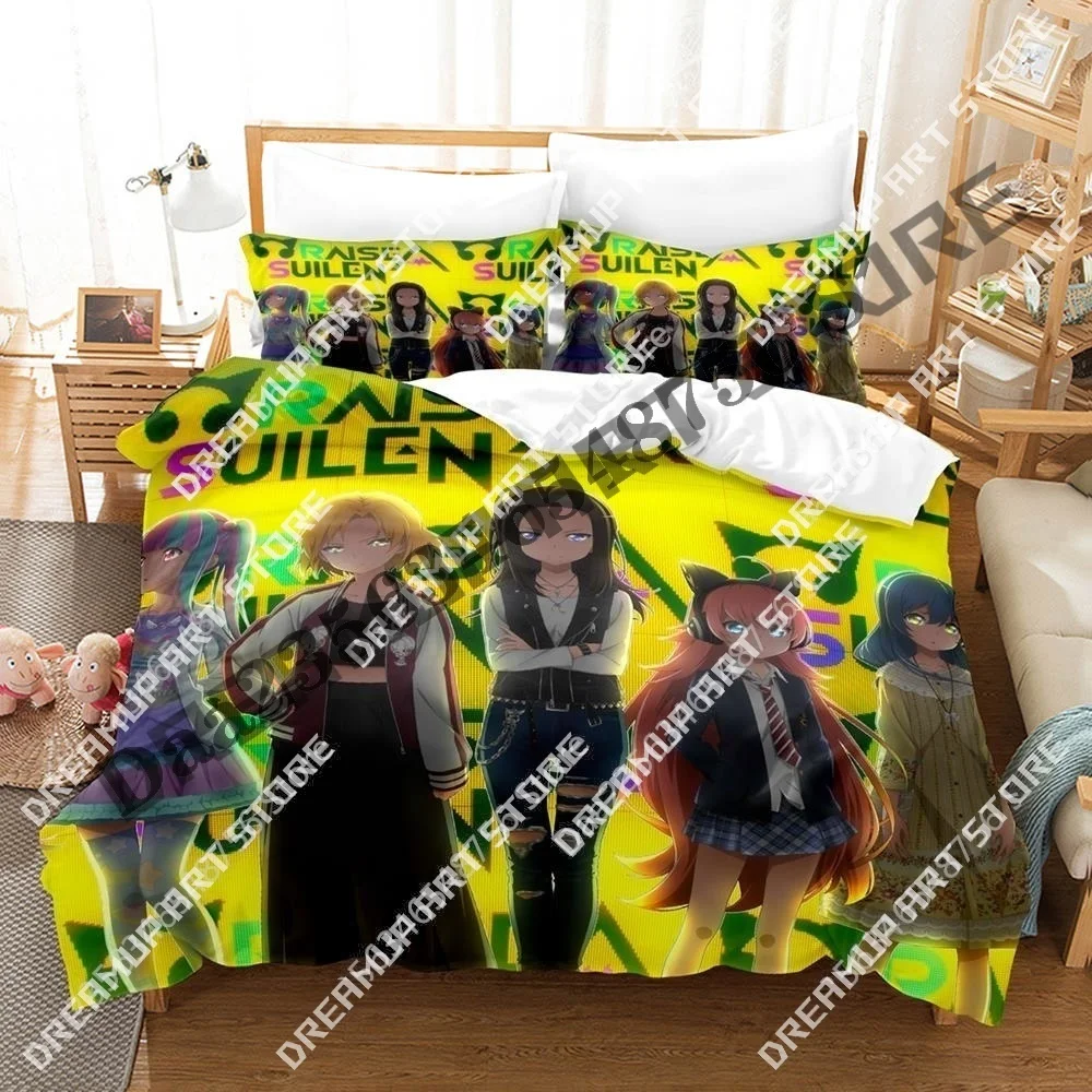 3D Print RAISE A SUILEN Bedding Set Boys Girl Twin Queen King Size Duvet Cover Pillowcase Bed boys Adult Home Textiles