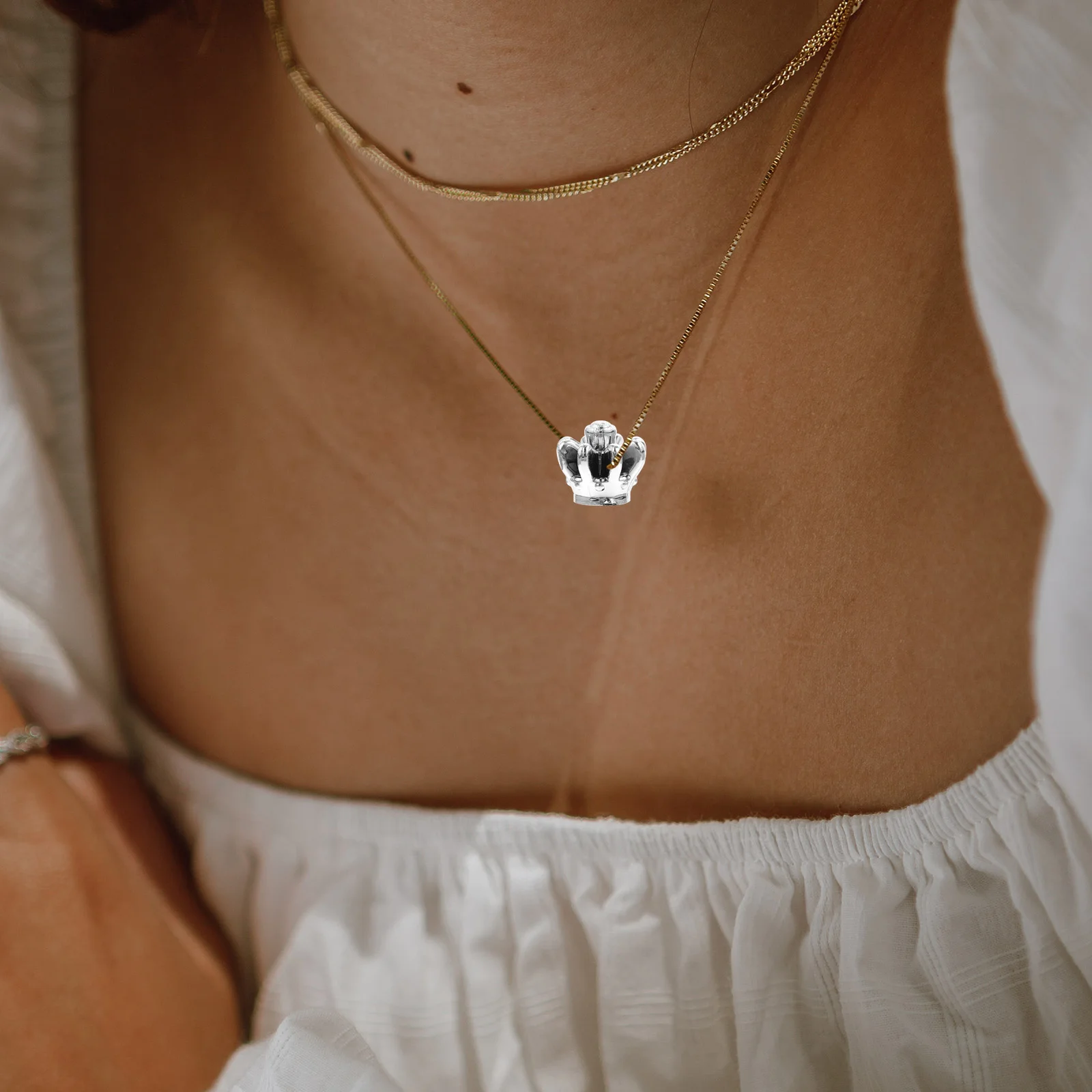 

Simulated Crown Food Accessories Charm Bulk Adorable Pendant Embellishments for Crafts Crowns-Shape Charms Mini Crown-Shape