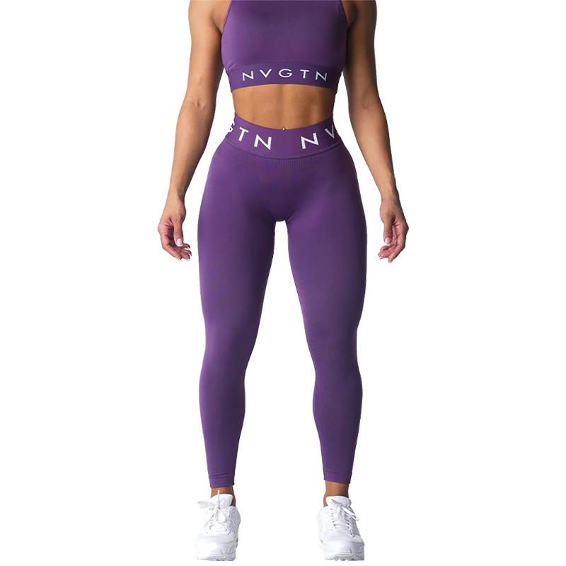 Nvgtn Sportág Varrat nélküli legging spandex Harisnyanadrág Nő Használhatóság Alkalmazkodó m Lélegezhető hip-lifting Ráérő sportok Futóverseny