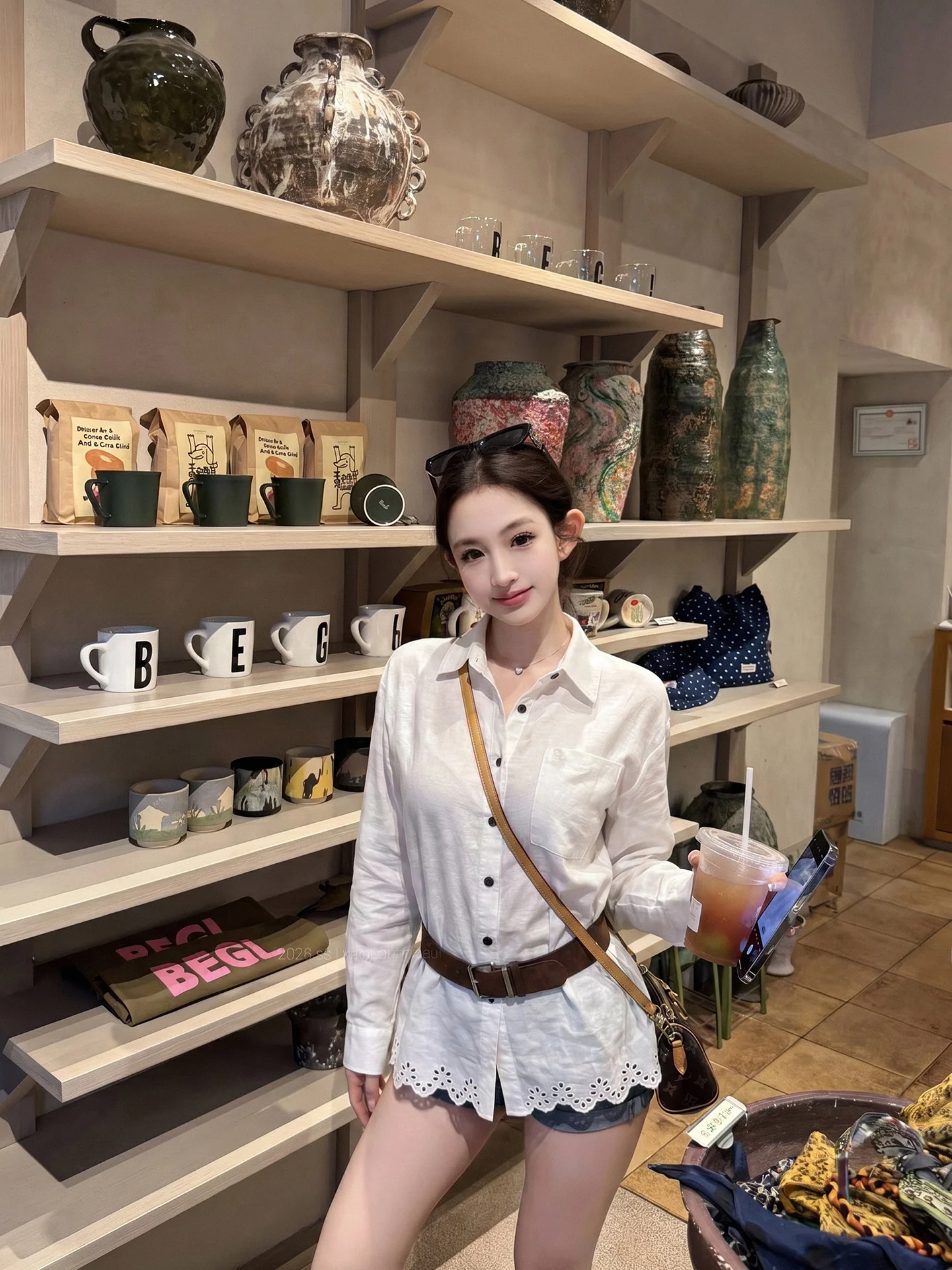Women's Long Sleeve Lace Trim Blouse Hollow out Design Slim Fit Casual Style Sun Protection Top for Autumn Holiday Wear