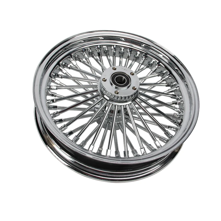 

Vimas Custom21 "3.5" Spoke Steel Ring Front Wheel Rim Dual Disc For Harley