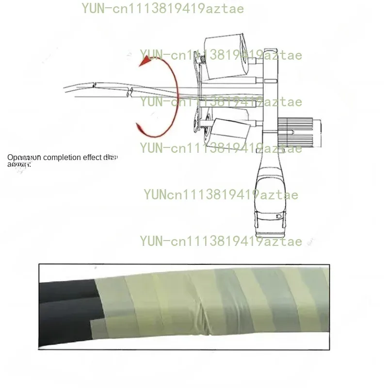 12V 27W Handheld Pipe Winding Machine For AC Insulation Tape Wrapping Processing Tool