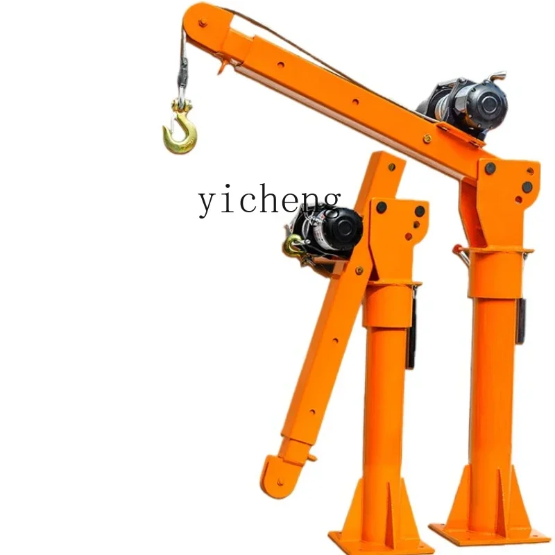 

vehicle 12v24v small crane household small lift hoist truck-mounted crane