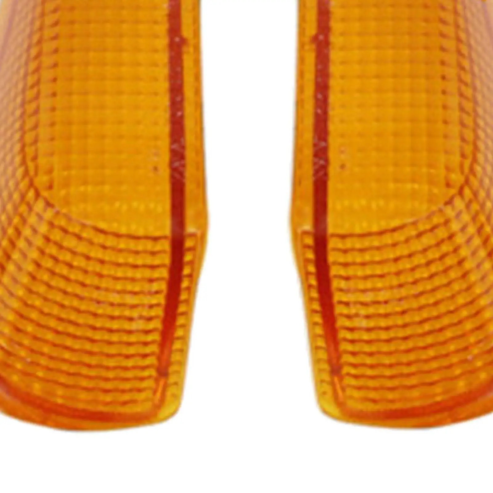 Turn Signal Indicator Light Lens Cover ABS Amber Direct Fit Blinker Lens for Kawasaki ZZR250 Front