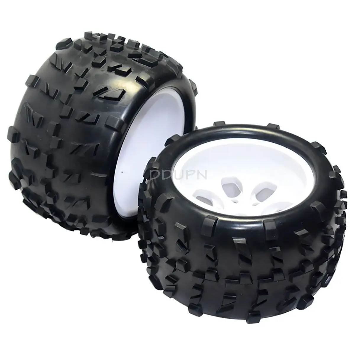 

HSP part 62012W Wheel Complete 62010 & 62011 White Hub 2P for HiMOTO Hispeed 1/8 RC Buggy Truck