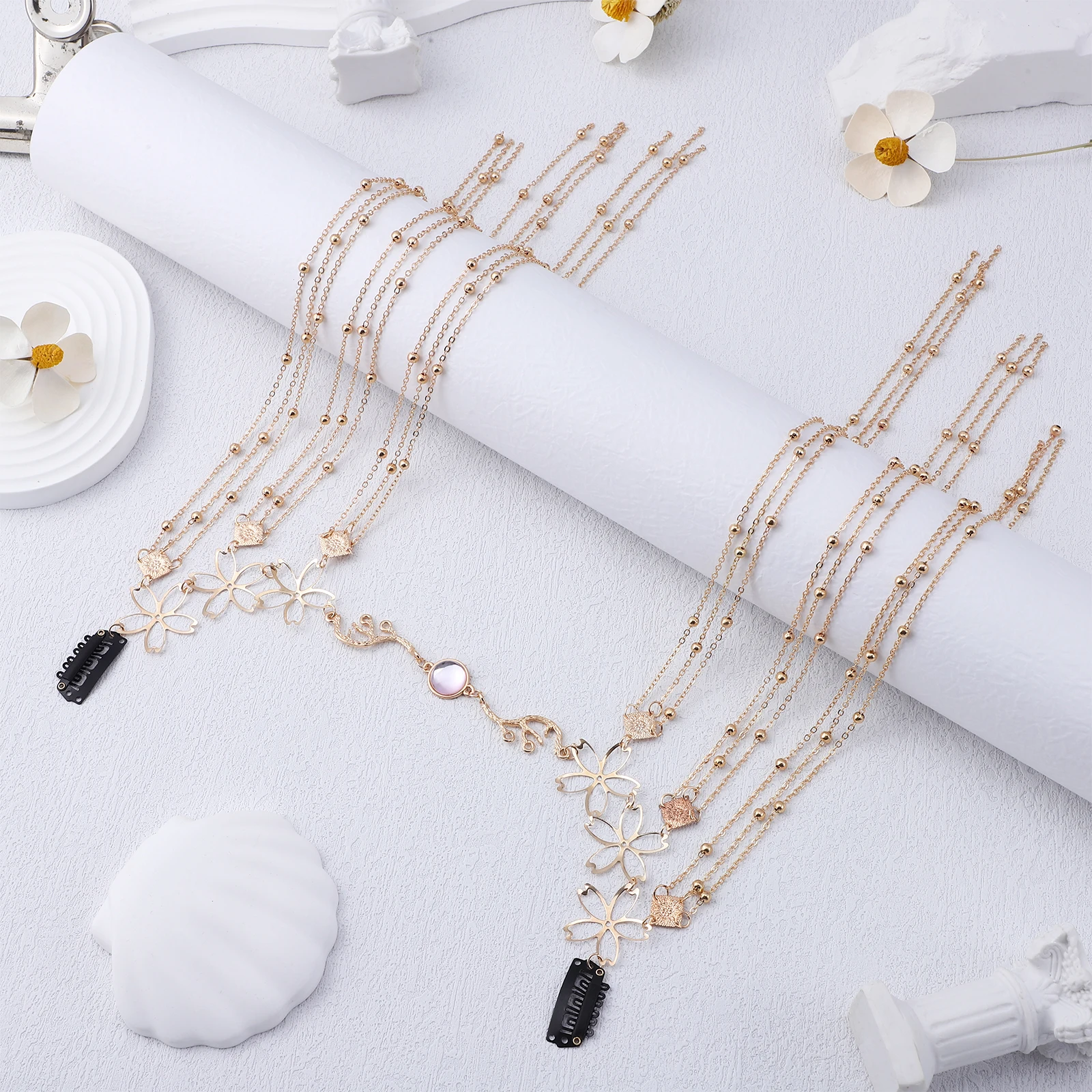 

Women Head Chain Jewelry Hair Accessories Long Tassel Bridal Wedding Festival Ancient Style Hanfu Headpieces For Women