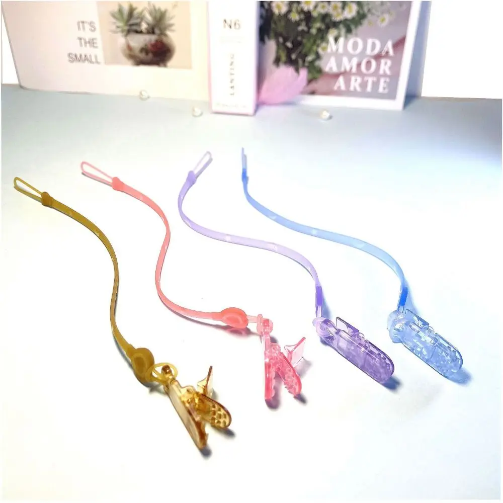 

Силиконовый держатель для соски, пищевая цепочка для детской соски с защитой от потери, без BPA, регулируемый ремешок для пустышки для прорезывания зубов, детский