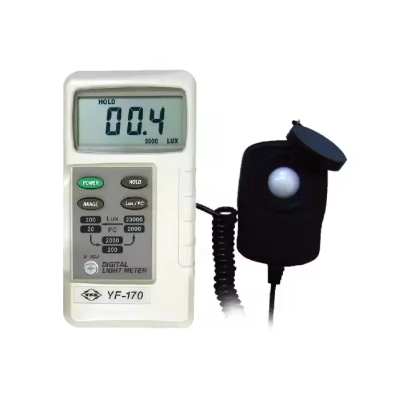TENMARS YF-170 Digital Light Meter Lux Meter Luxmeter Lux Light Meter Illuminometer