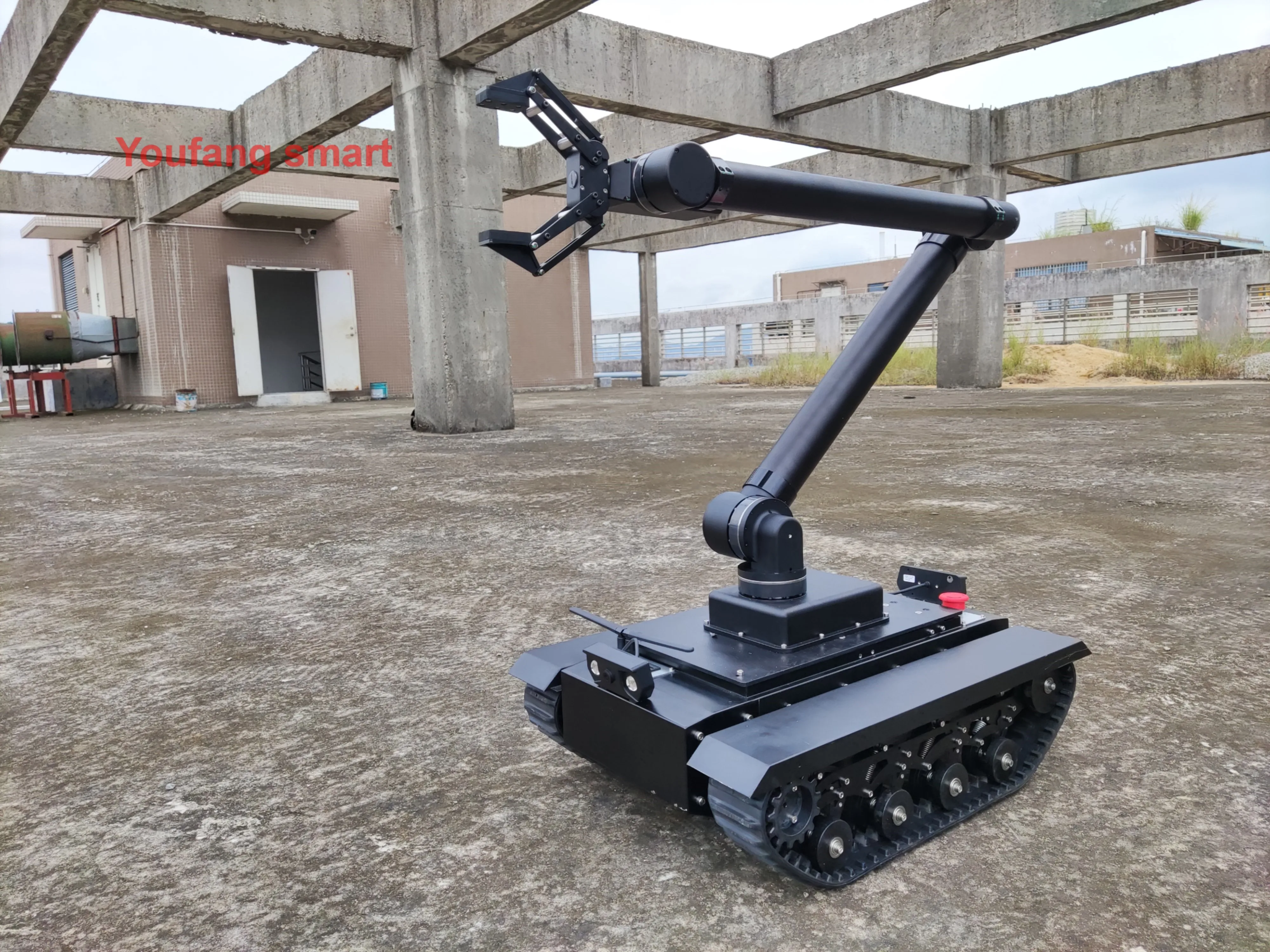 50kg Load TR500S RC Tank Rubber Tracked Chassis 24V 300W Brushless DC Motor STM32 System ROS Robot Car for RC Tank to FS Handle