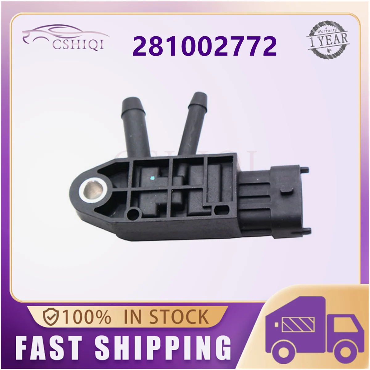 

0281002772 8200469905 Датчик перепада давления выхлопных газов DPF для Nissan Datsun Qashqai J10 2.0DCI SUV Diesel EURO4 2007-2014 гг.