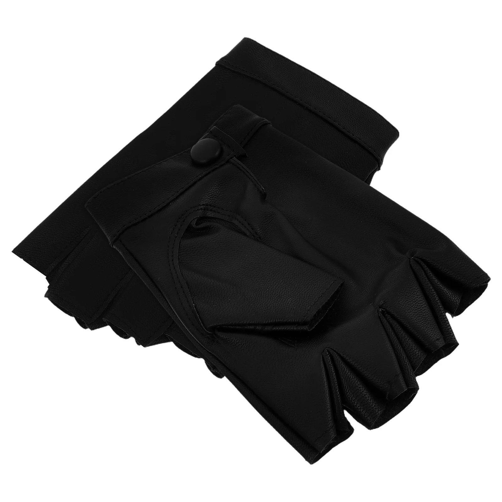 

1 Pair Pu Half Finger Cycling Gloves Anti-Slip Breathable For Outdoor Sports Gym Workout Motorcycle Biking Exercise