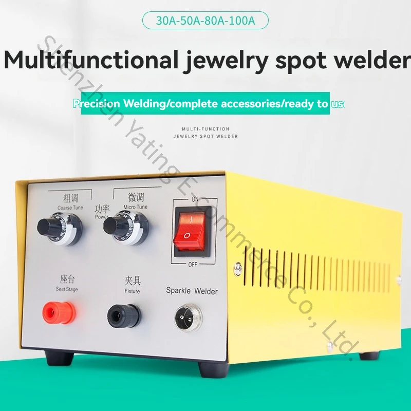 Portable Manual Laser Welding Machine for Jewelry Pulse Welder Mini Handheld Spot Welding Tool for Jewelry Making Repairs