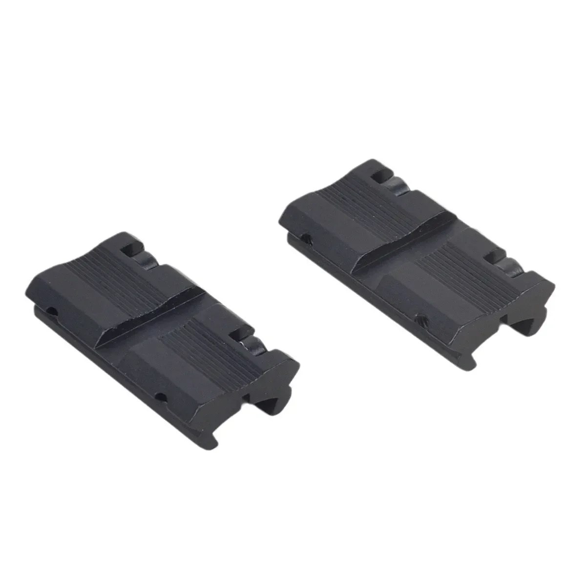 2 stücke Low Profile Konverter 11mm zu 20mm/22mm Scope Ring Mount Adapter Für Schwalbenschwanz weaver Picatinny Schiene Jagd Zubehör