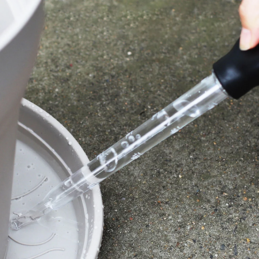 

2Pcs Flower Pot Water Absorber Large Pipette Design Easy Clean Plant Tray Sucker for Indoor Outdoor Garden Water Removal Tool