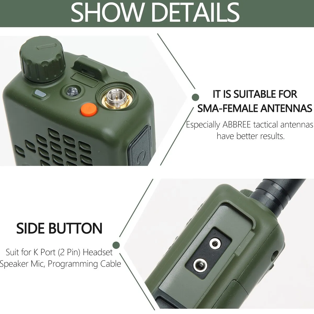 Baofeng AR 152 Ham Radio High Powerful CS Tactical Game Walkie Talkie Long Range Upgraded UV 5R Portable Two Way Radio image 3