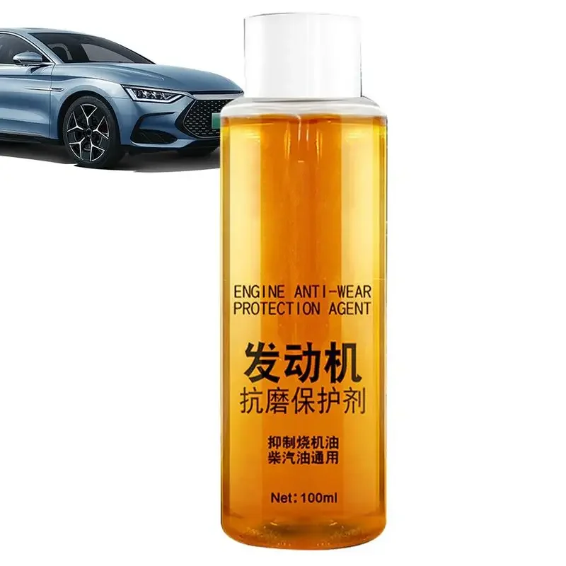 Safe Car Engine Oil 3.38oz Anti-rust Protective Motor Oil Anti-shake Auto Engine Restoration Anti-Wear Agent Noise Reduction