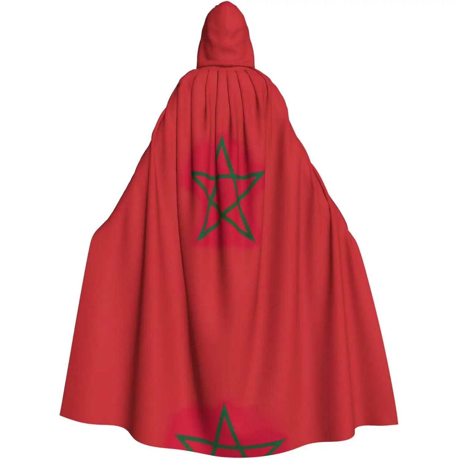 

Unisex robes capes Adult Flag Print Hooded Cloak for Cosplay Halloween Carnival Costumes keep warm Water Resistant