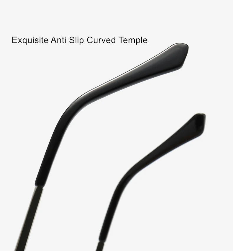 Benutzerdefinierte Myopie-Brille mit Rezept -0,5 bis -10 Männer Frauen Hochwertige Twin-Beams-Legierungsrahmenbrille für Kurzsichtige F023 – Detail 20