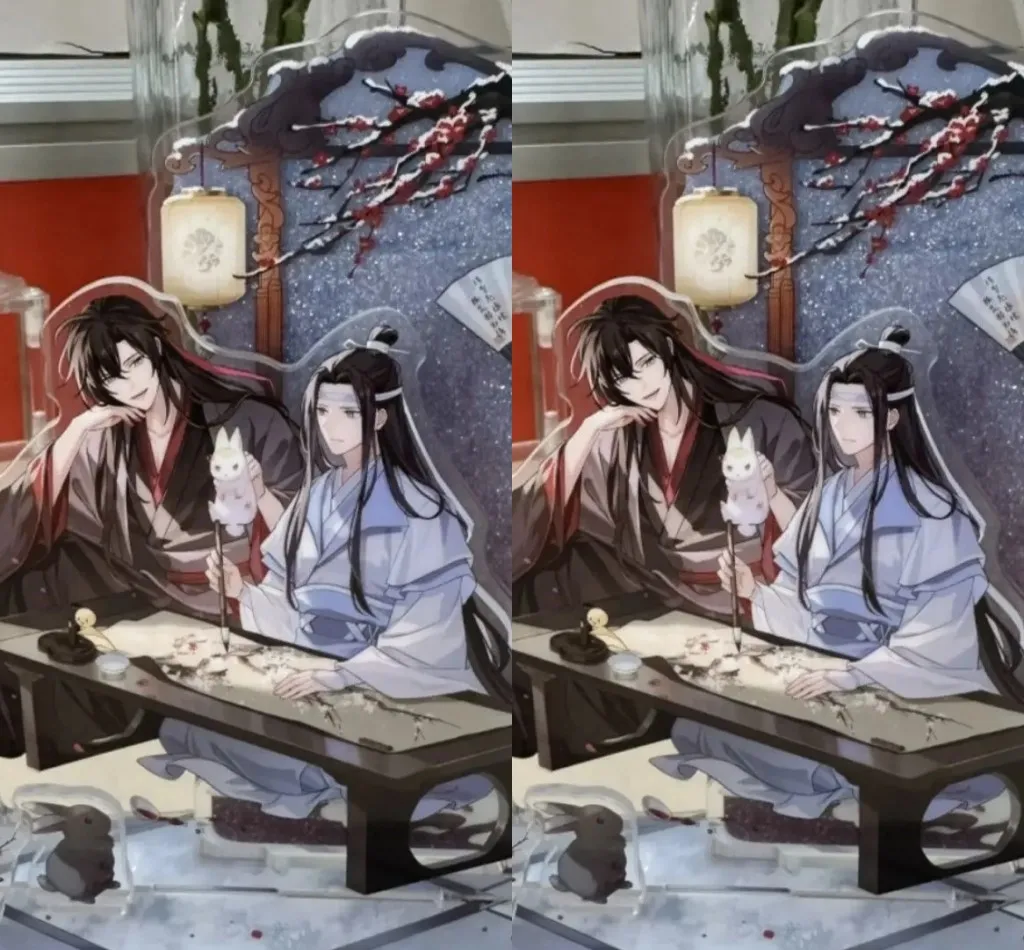 

Collection Mo Dao Zu Shi Lan Wangji Wei Wuxian Acrylic Stand Model Standing Sign Cosplay Figures Decoration Toys Anime Gift