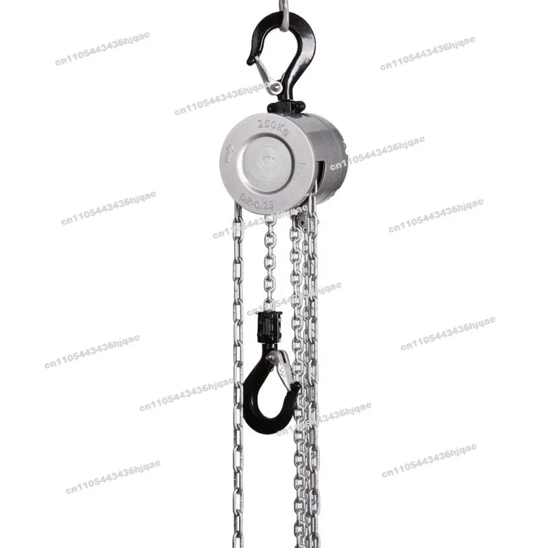 

Mini Chain Hoist 250KG500kg3m Aluminum Alloy Reversing Chain Small Chain Hoist