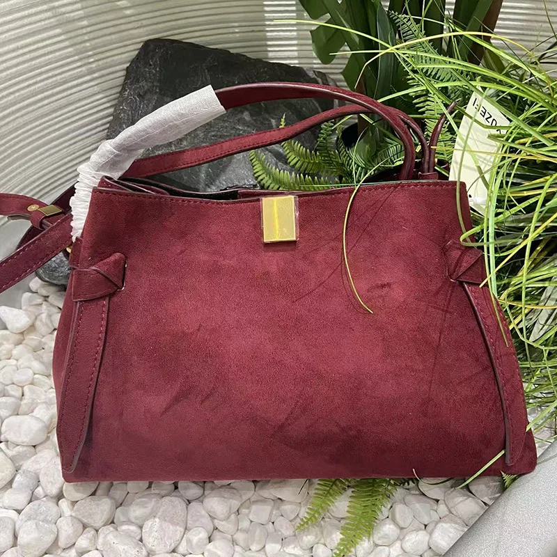 

2025 Fashion New Suede Design Shoulder Strap Designer High-end Commuter Women's Off-Road Tote Wallet Luxury Brand Bag card holde