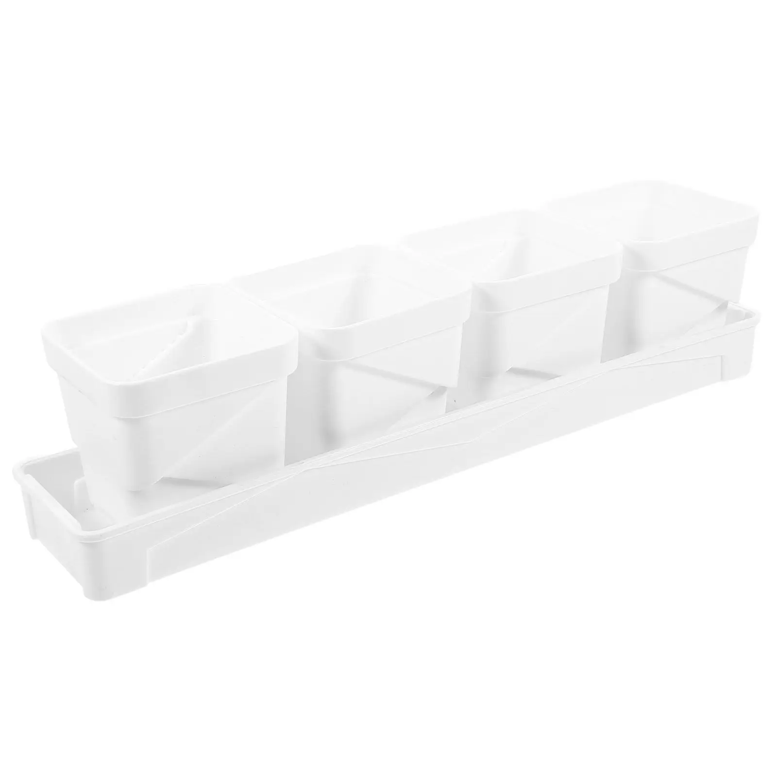 

1Set Professional PP Succulent Planter with Excellent Ventilation Drainage Holes for Indoor Balcony Garden Decor Multi-Function