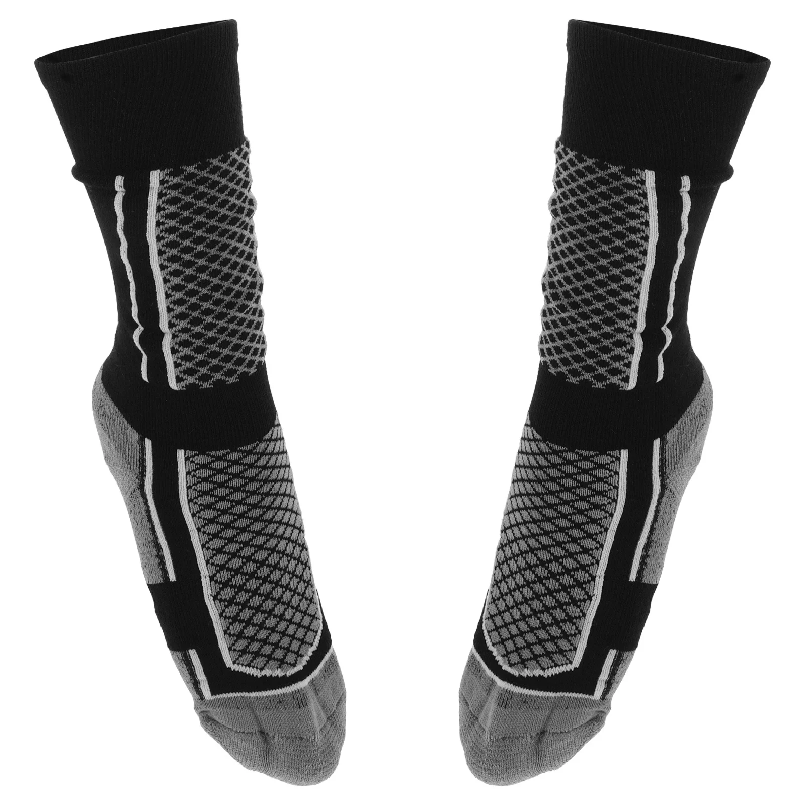 

1 пара детских носков для верховой езды с высокой защитой икры, толстая мягкая подошва, впитывающая пот для бега, езды на велосипеде