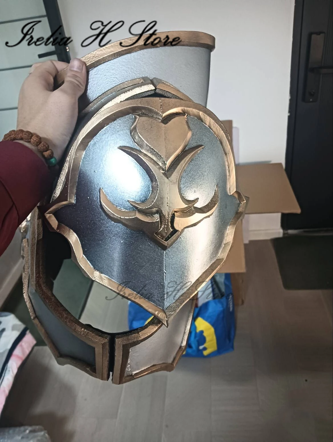 Irelia H disfraz de Cosplay personalizado de argentiti de Honkai, Star Rail, conjunto completo con armadura