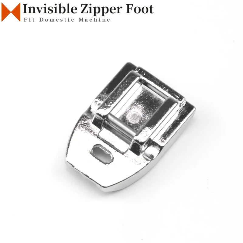 Invisible Zipper Presser Foot Fit para máquina de costura doméstica, haste baixa, Snap on Singer, irmão, Babylock,Janome XC1947002, 7306A