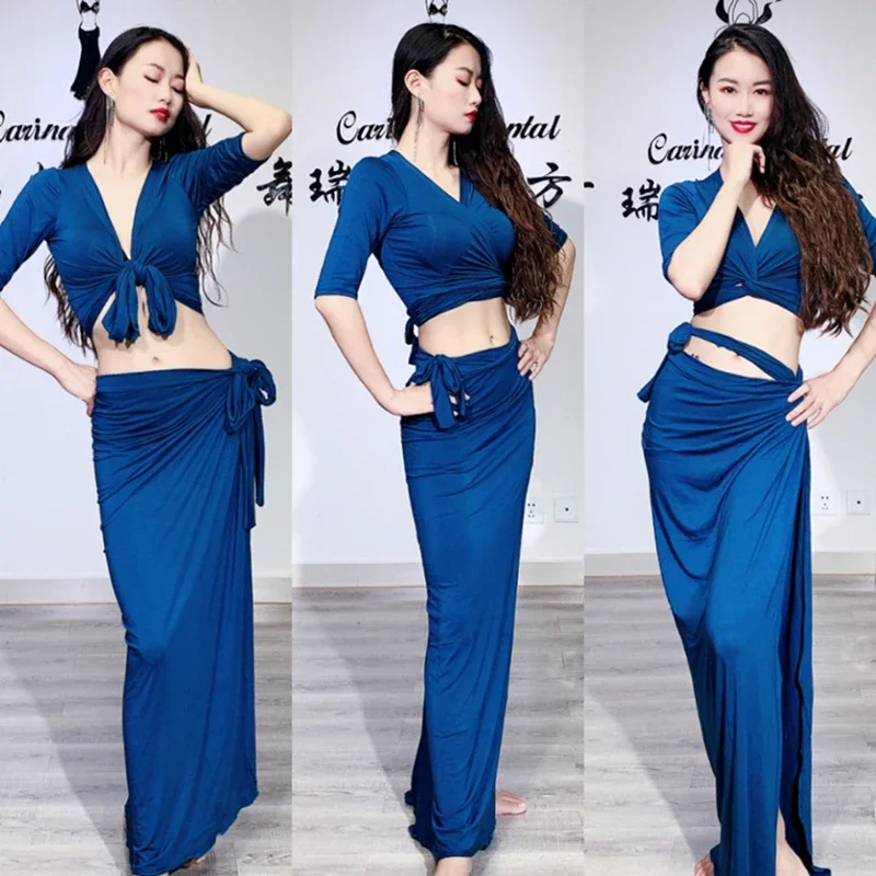 Belly Dance costume  Outfit Caderin Dancer Lessons Wear 2023 For Women Set Oriental Adult Professional Top Skirts Dress Suit