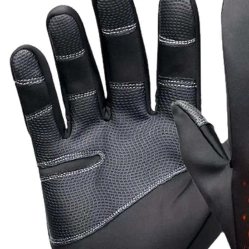 

L5YA 2pack Cold Weather Glove Skiing Snow Mittens Trekking Glove Antiskid Gloves for Outdoor Enthusiasts