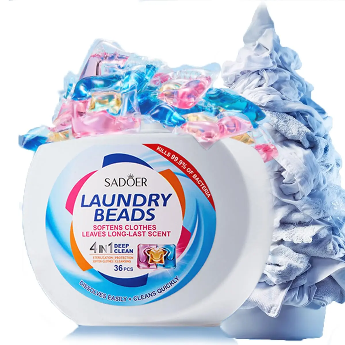 

36 шт., шарики для стирки, глубокая очистка, универсальные, мягкие, смягчающие, без запаха, удаление клещей, обезжиривающее моющее средство, мыльные капсулы для чистки ткани