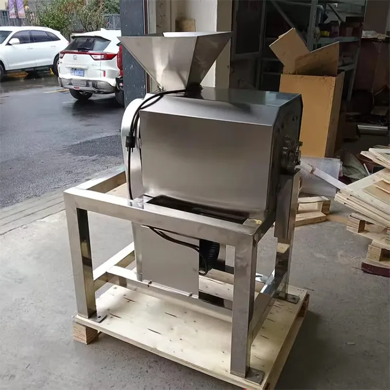 110v  Mango Juice Extraction Machine/ Industrial Fruit Cherry Mango Pulping Machine Vegetable Pulper/ Mango Juicer