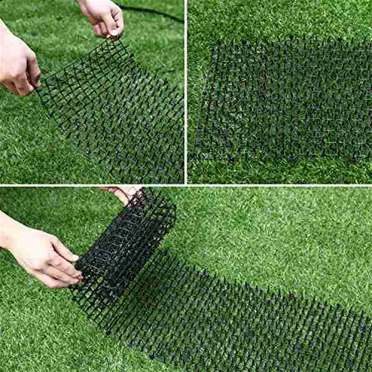 BOFO Cat Dog Mat with Spikes, Cat Dog Animal Spikes Repellent Deterrent Mat, Indoor Cat Outdoor Mat for Garden, 150x30cm