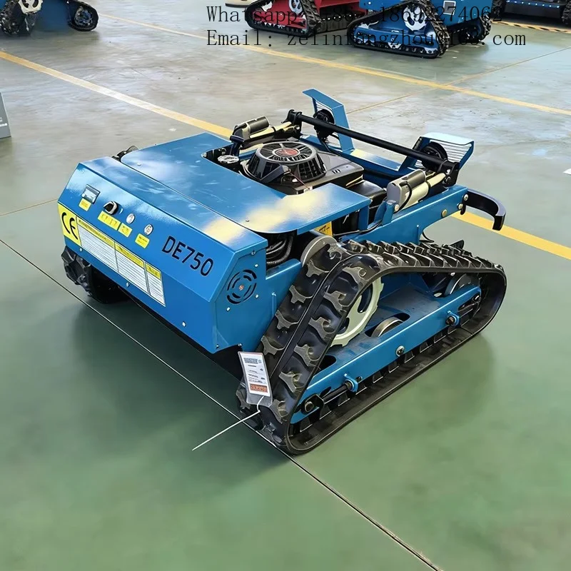 Heavy Duty Remote Control Tracked Lawn Mower Grass Cutter for Commercial Farm Garden Forest Easy Operation Machine Pro