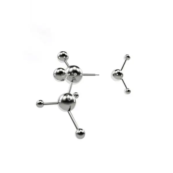 Molecular Structure Infinite Symbol Tremella Acupuncture Anti-allergic Fashion Earrings Trendy Hip-hop Style