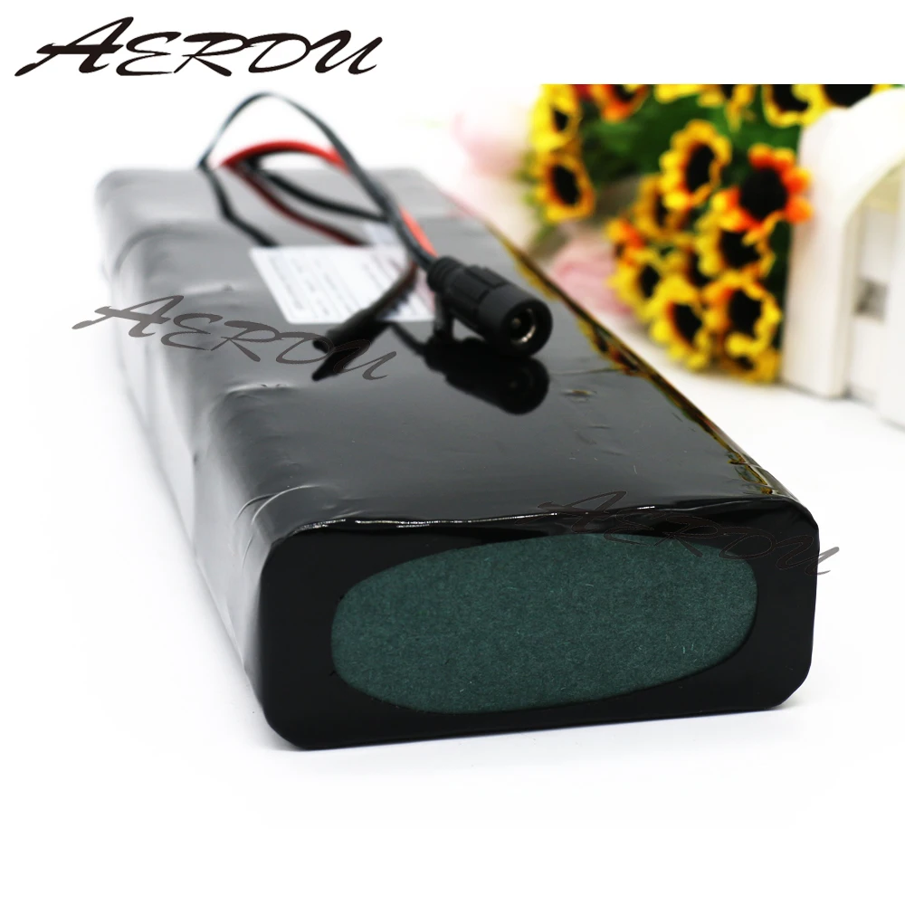 Блок литий-ионных батарей AERDU 7S5P 24 В 29,4 Ач 3500 в 18650 мАч Встроенный BMS Электрический велосипед Одноколесный велосипед Скутер мотор для инвалидной коляски