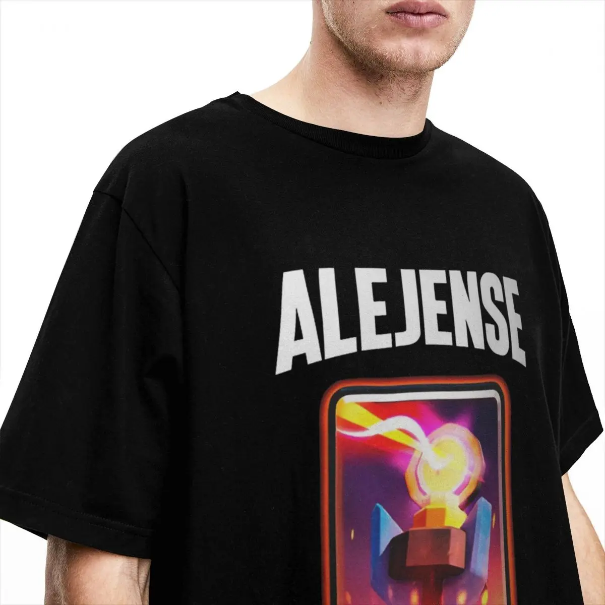 ALEJENSE GORDAS T Shirt Summer Streetwear T Shirts 100% Cotton Harajuku Tshirt For Men Short-Sleeved Casual Tees