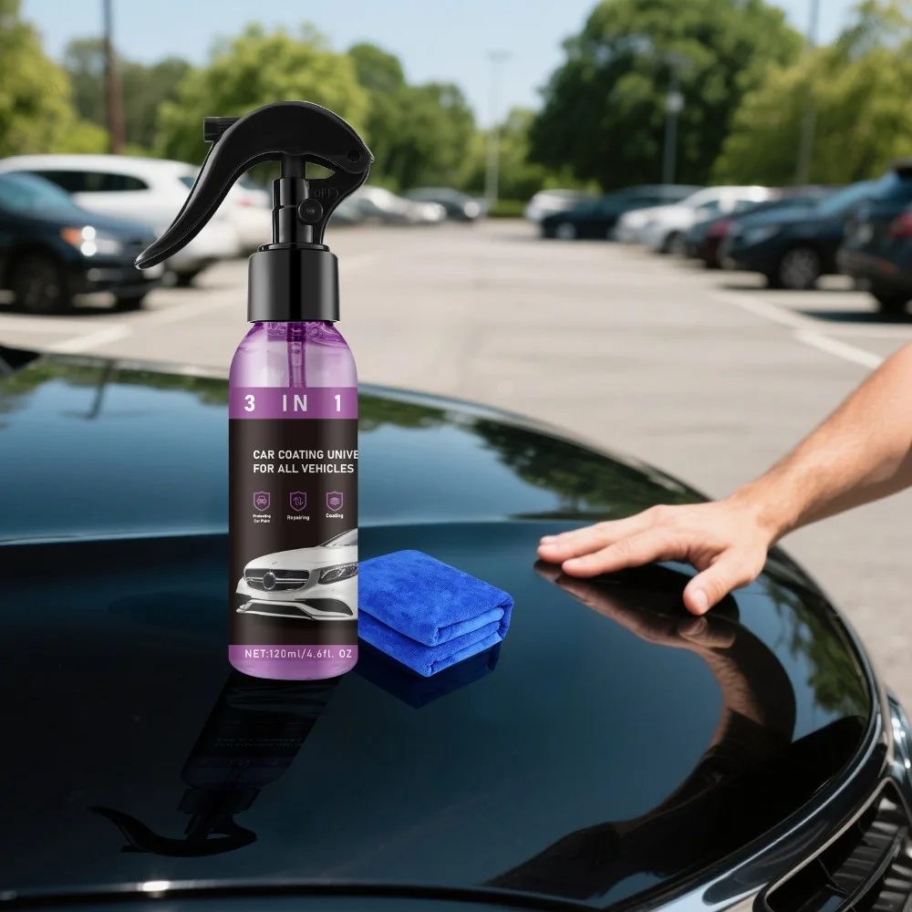 Nano-Kristall Hydrophobe Schicht 3-in-1 Auto Keramik Nano-Beschichtung Flüssige Beschichtung Poliermittel Auto-Politur Nano-Beschichtungen