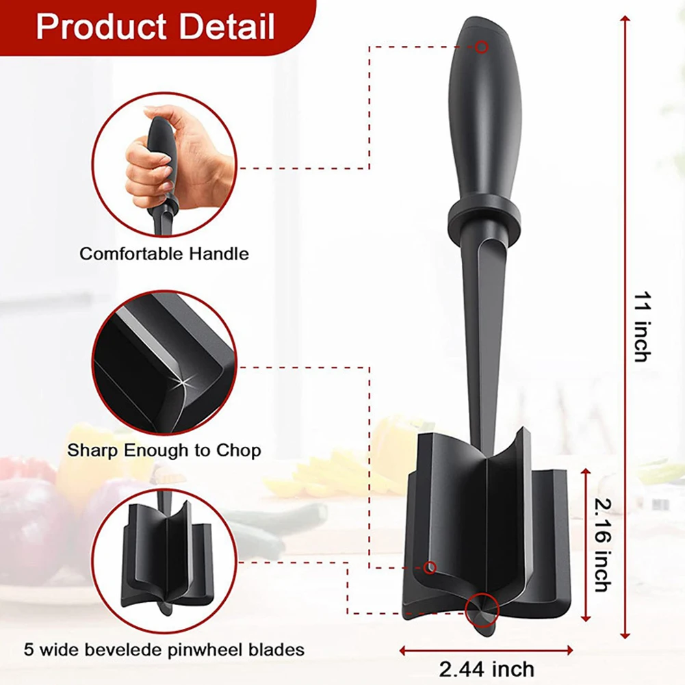 Multipurpose Meat Chopper Labor-saving Ground Beef Smasher Kitchen Tool