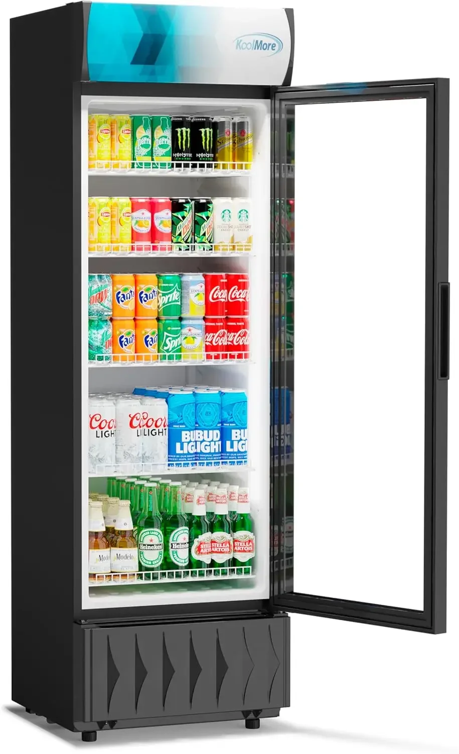 MDR-9CP Display-Refrigerator, 9 cu.ft. Single Swing Door, Black