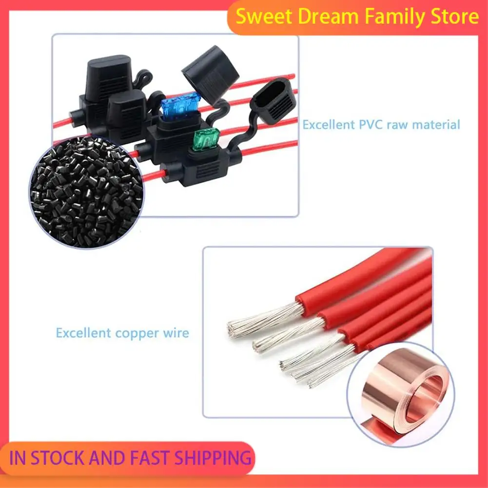

SDFC-5PCS Держатель предохранителя Водонепроницаемый пылезащитный линейный блок предохранителей для автомобиля, лодки, внедорожников