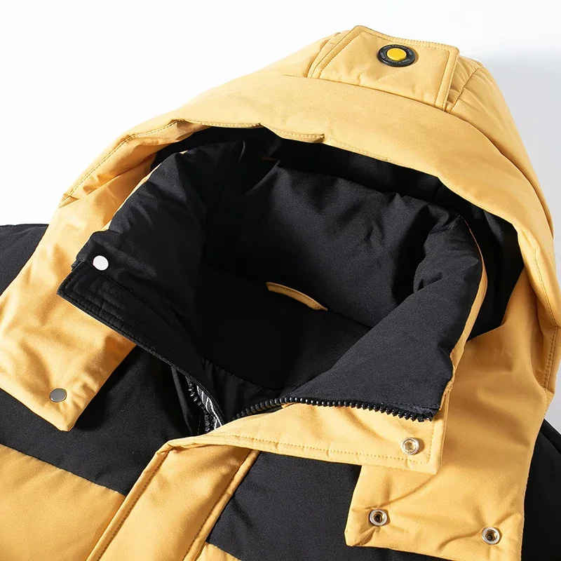 YEAE Down Jacket Men's Winter Thick New Couple Windproof and Water-proof Men's and Women's Same Style Warm Jacket Men's Jacket