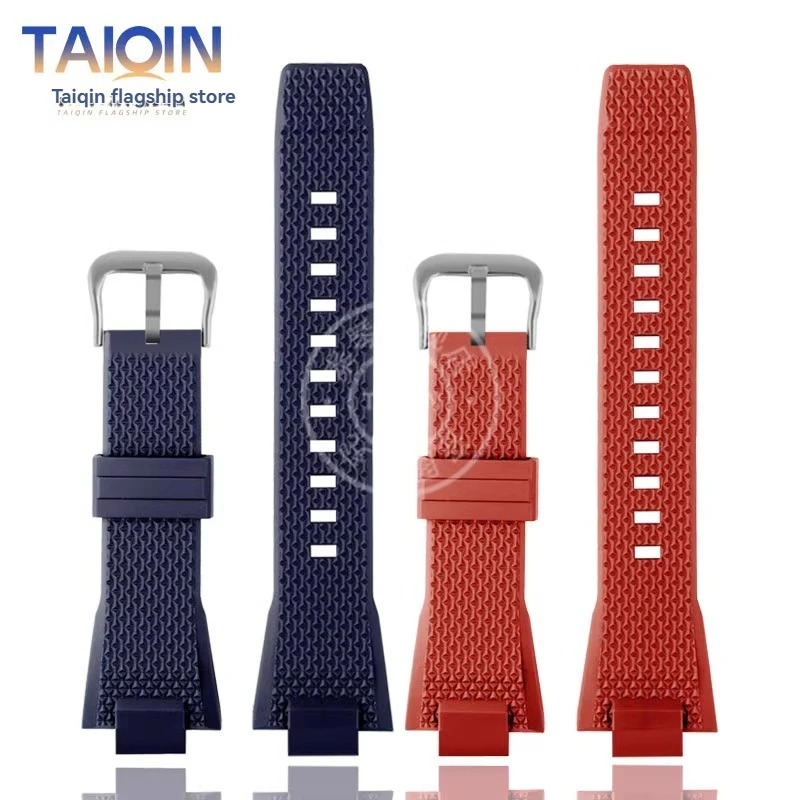 عالية الجودة سيليكون حزام ل كاسيو G-SHOCK GST-B400 الراتنج حزام ساعة اليد GSTB400 الرجال سوار الرياضة مطاط مقاوم للمياه حزام الساعات