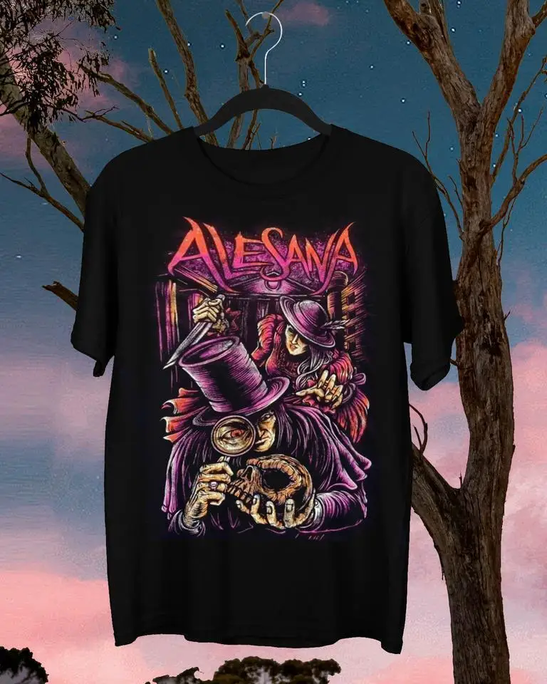 Rare Alesana American Band Black Unisex All Size T-Shirt