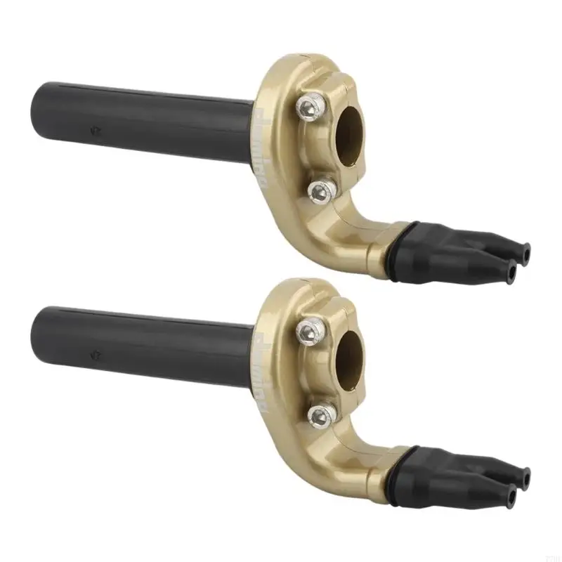 

77HF 2 шт. металлические ручки руля мотоцикла с амортизацией, универсальные ручки дроссельной заслонки мотоцикла, подходящие для